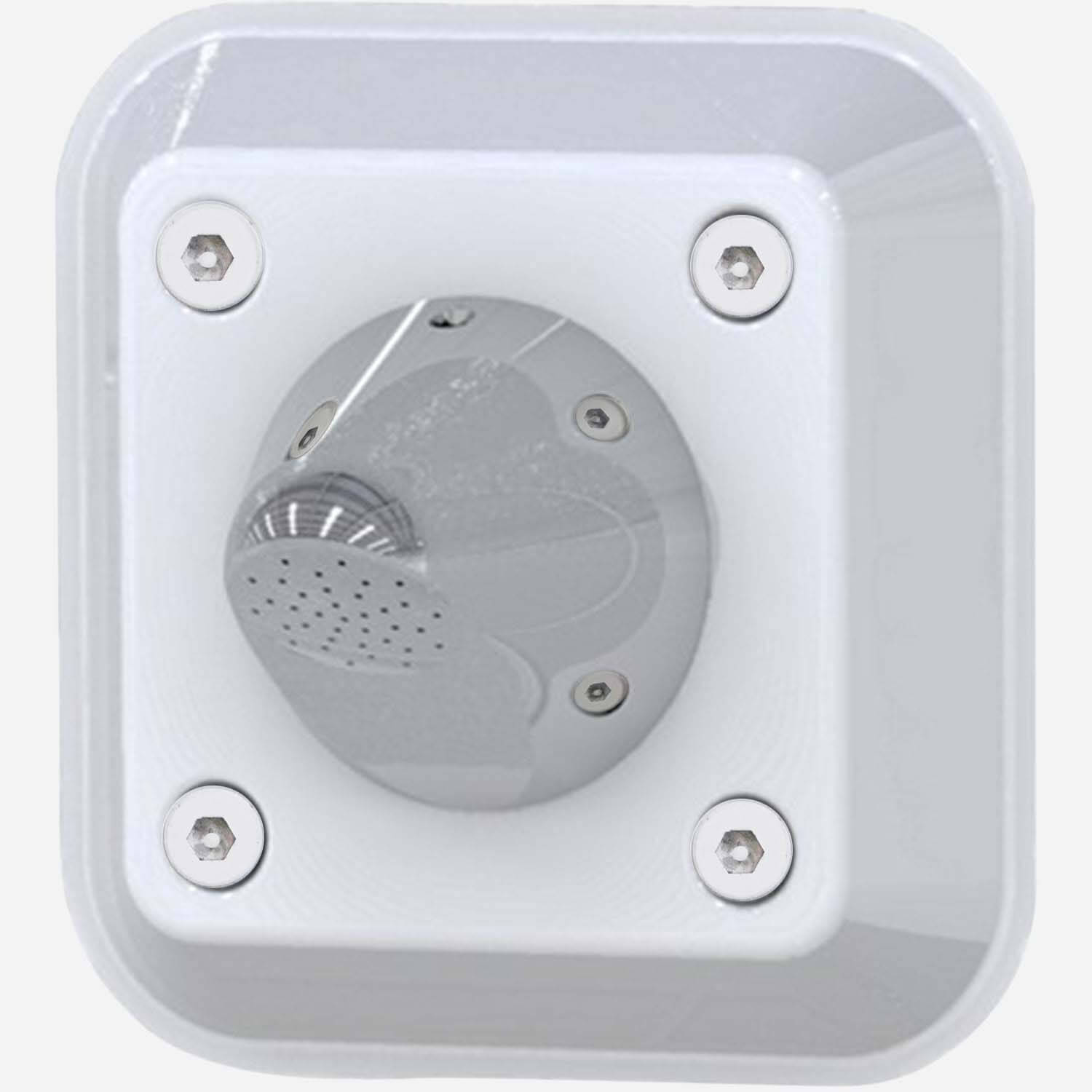 Crystal Quest Cqe-sp-00800 Luxury Shower Power White Head