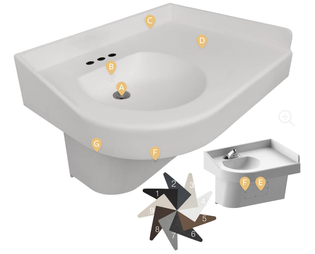 Scrub-Ware® Scrub Sinks - Whitehall Mfg